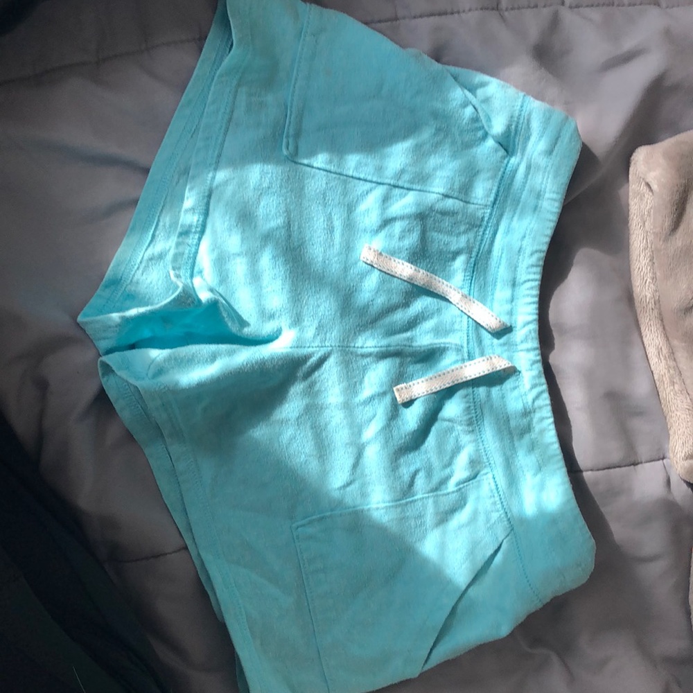 Bright blue comfy shorts